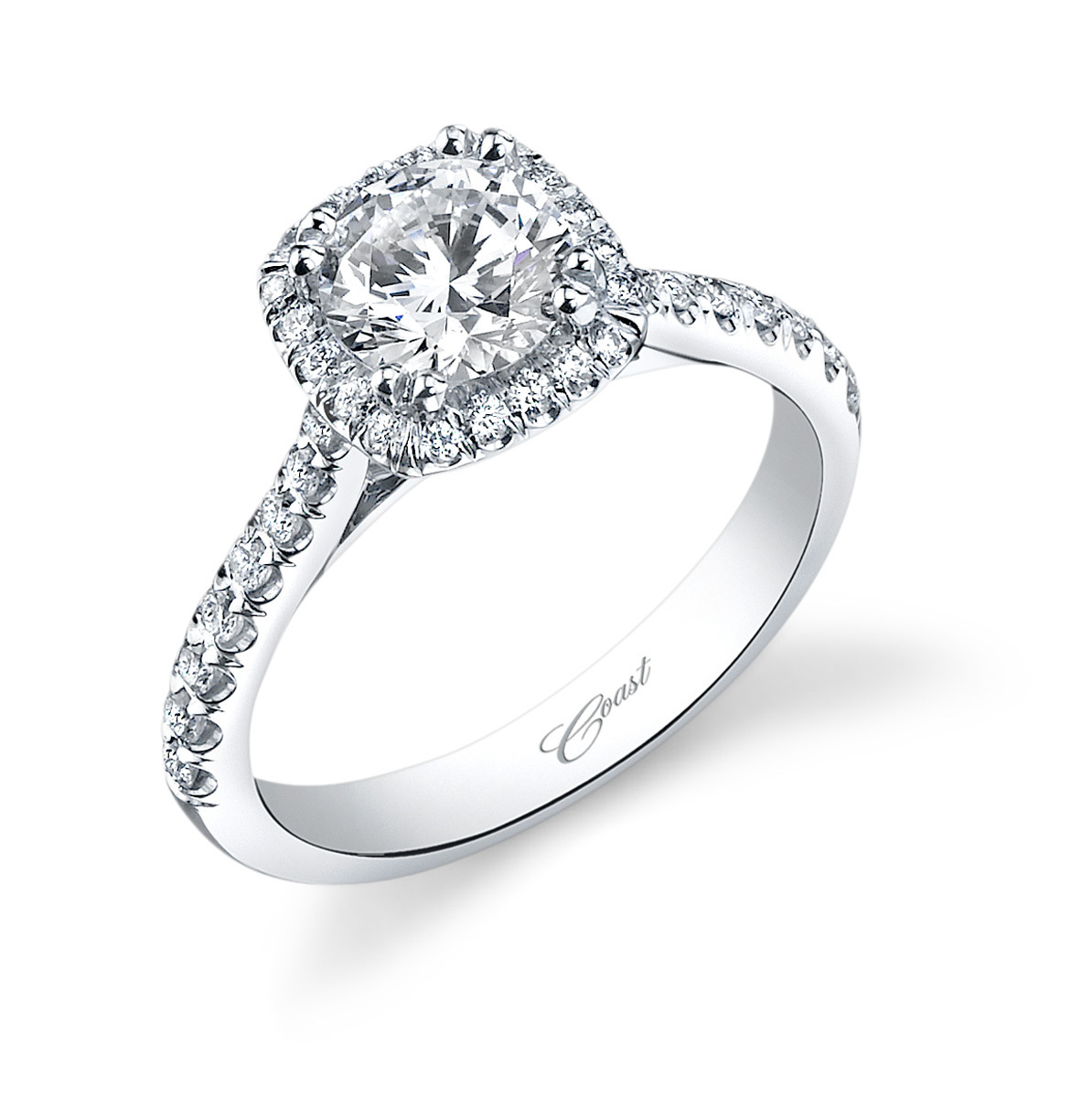 Charisma Engagement Ring - Beautiful Halo
