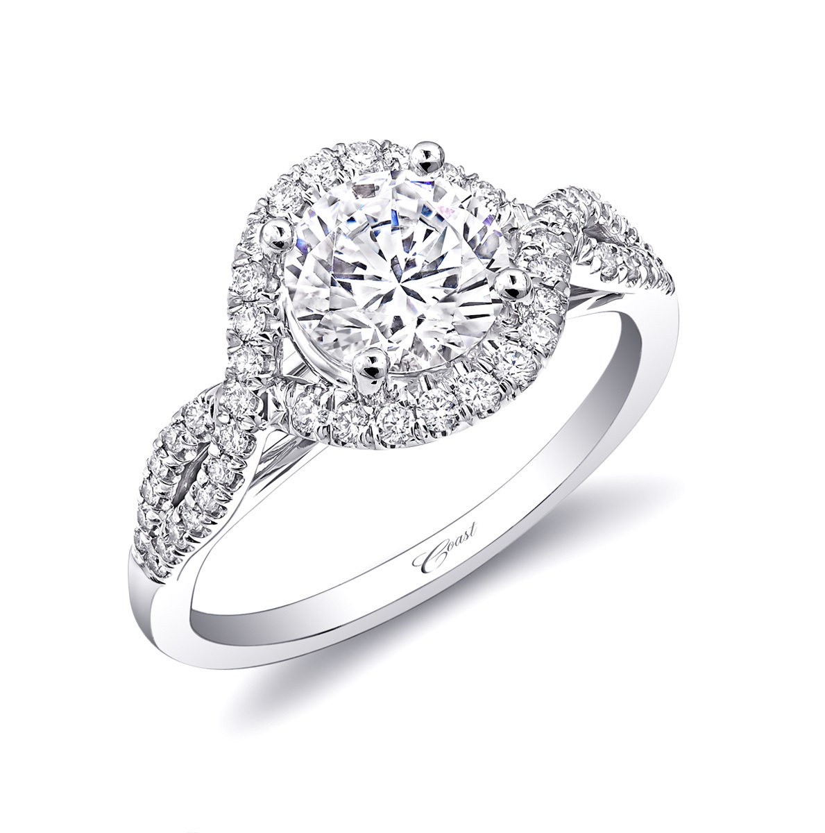 Charisma Engagement Ring - Unique Twist Design